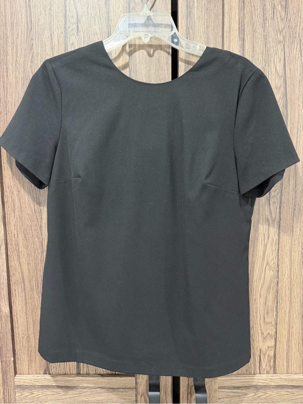 Banana Republic Black Short-Sleeve Top